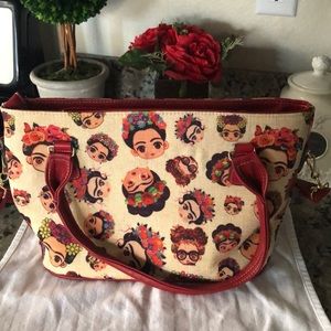 Frida Kahlo bag, brand new, 12 inches width.